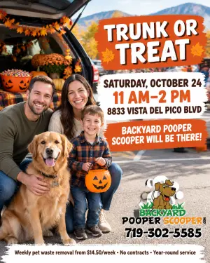 Doggie Trunk or Treat event flyer