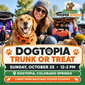 Dogtopia Trunk or Treat event flyer